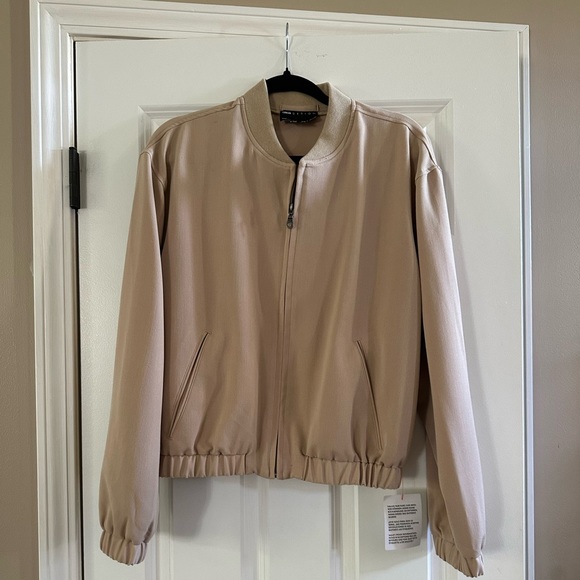 ASOS DESIGN Mens Smart 80s Oversized Bomber Jacket Size Small NWT - Picture 2 of 12